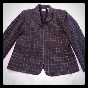 Vintage Liz Claiborne Zip Up Blazer